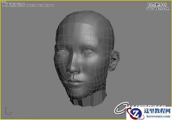 3DMAX建模教程：制作坐在床上的女孩