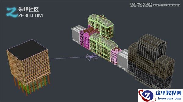 3Dmax结合PS制作超酷的建筑物效果图