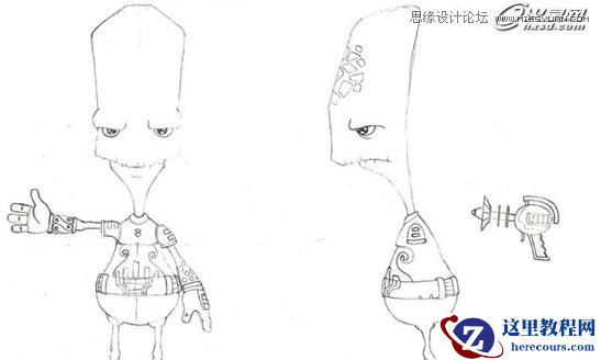 3ds Max绘制个性的外星生物