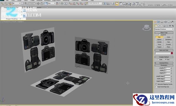 3dsmax制作数码单反照相机建模教程