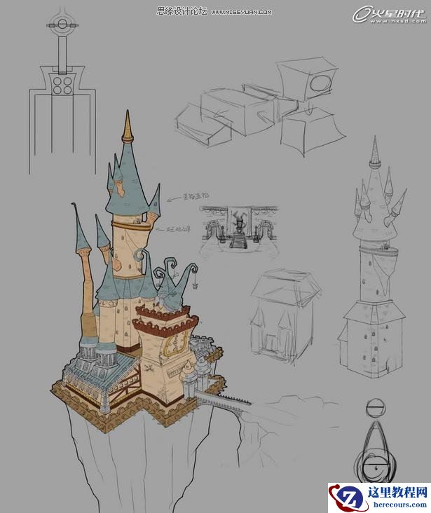 充满童话色彩的动画片的绘制流程详解