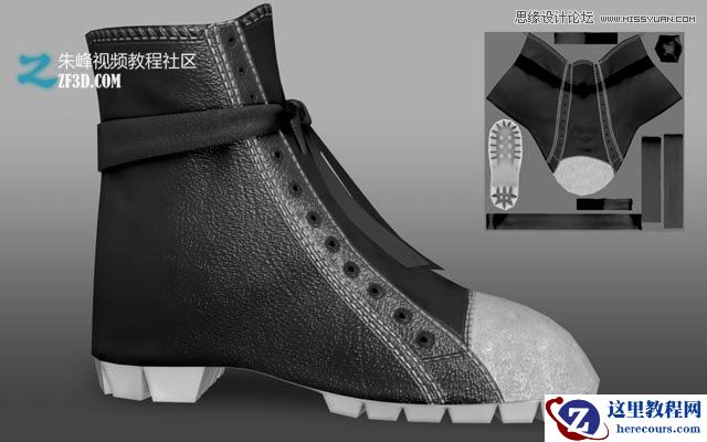 3dmax制作逼真的高跟鞋教程