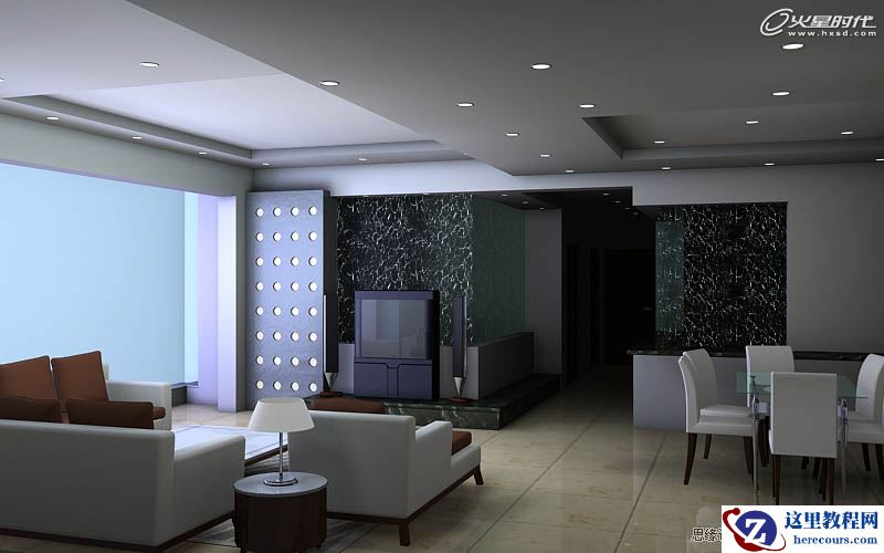 3ds Max默认渲染器灯光技巧