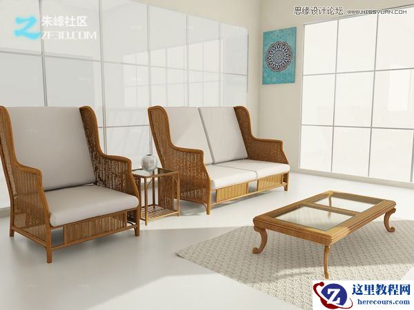 3Dmax教你制作复杂的编织图案模型