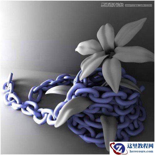 3DsMax制作“被束缚的花儿”实例教程