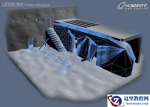 3Ds Max实例教程：制作沙漠环境下的住房