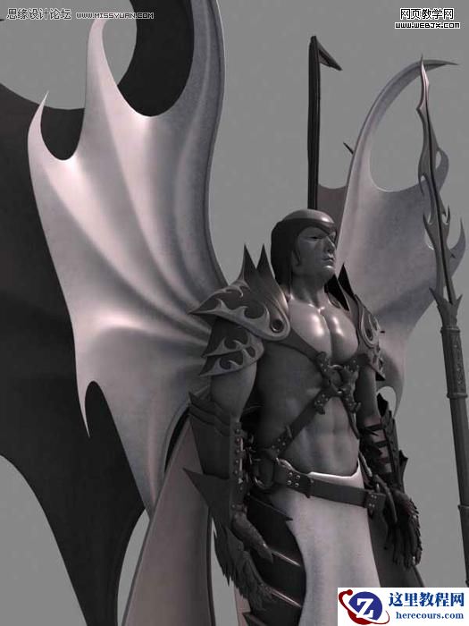 3DMAX实例教程:天使角色的制作过程和思路