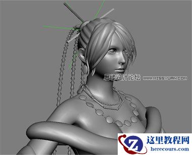 3ds Max制作一个非常漂亮的美女