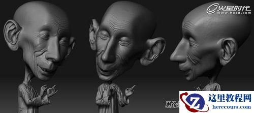 3DMAX教程：演员《马三立》创作详细解析