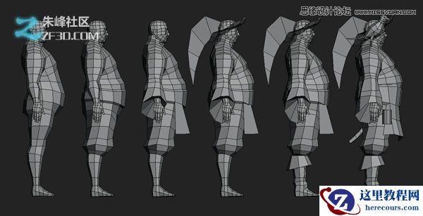 3d制作网游中胖胖的海盗效果图