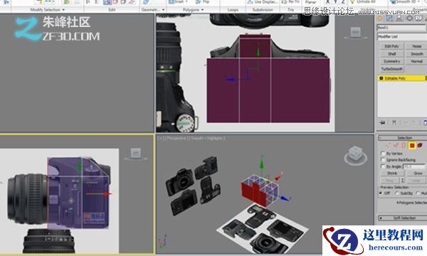 3dsmax制作数码单反照相机建模教程