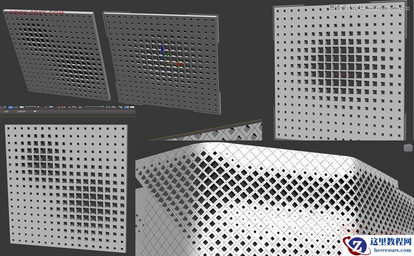 3DMAX教程：制作异形建筑模型的外立面