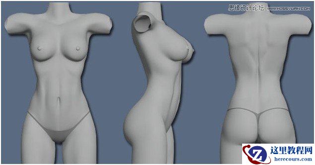 3Ds Max制作超酷龙形残绕的战士教程