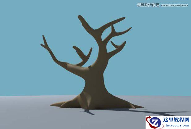 3ds Max制作绿色逼真的树木教程