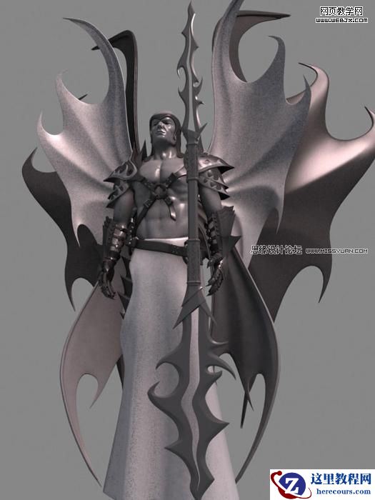 3DMAX实例教程:天使角色的制作过程和思路