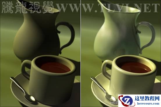 3ds max材质教程：Mental ray陶瓷表现