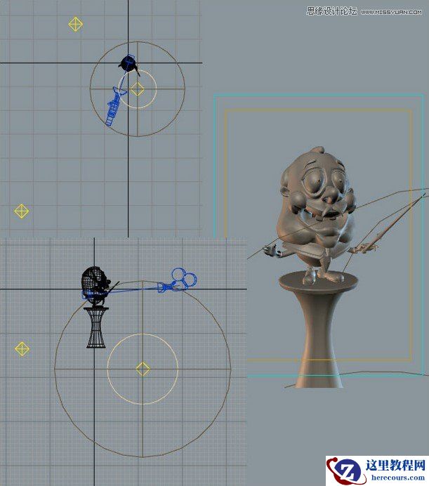 3DMAX制作卡通风格的指挥家教程