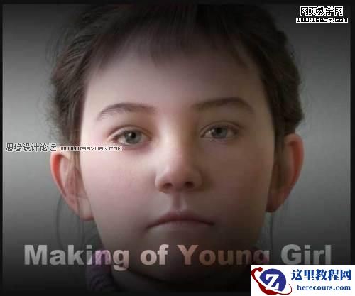 3DMAX建模教程:制作忧愁的Petra女孩