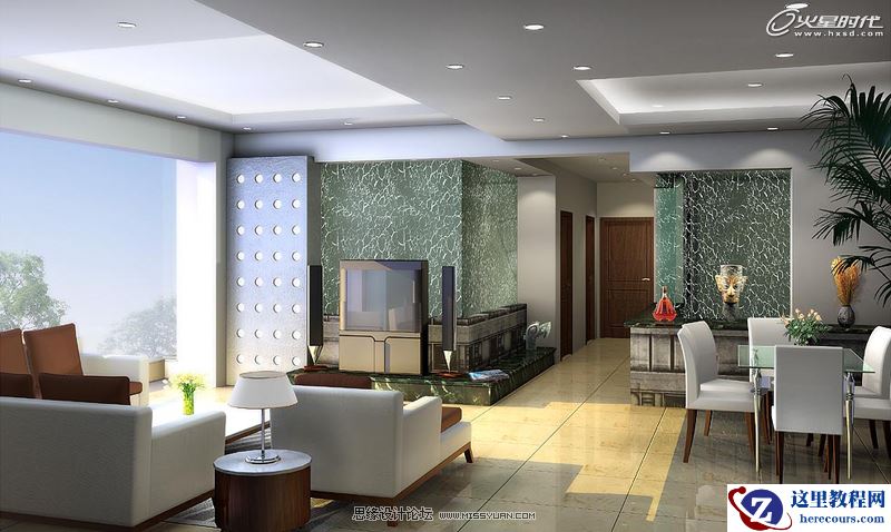 3ds Max默认渲染器灯光技巧