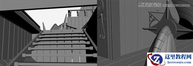 3DMAX制作在大海中航行的帆船