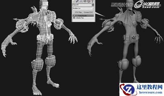 3ds Max制作死刑裁决游戏漫画宣传画