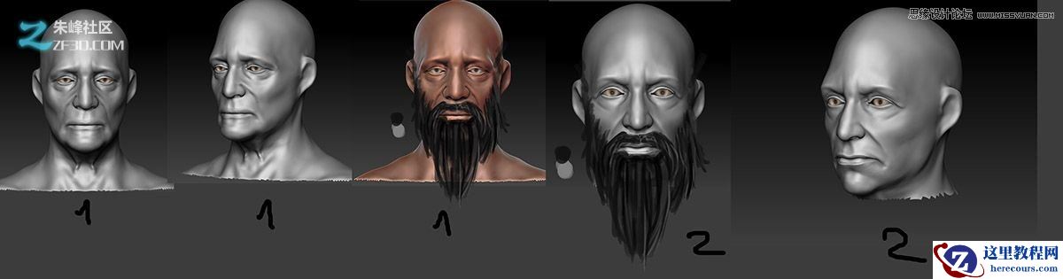 3dmax制作欧洲风格的老国王教程