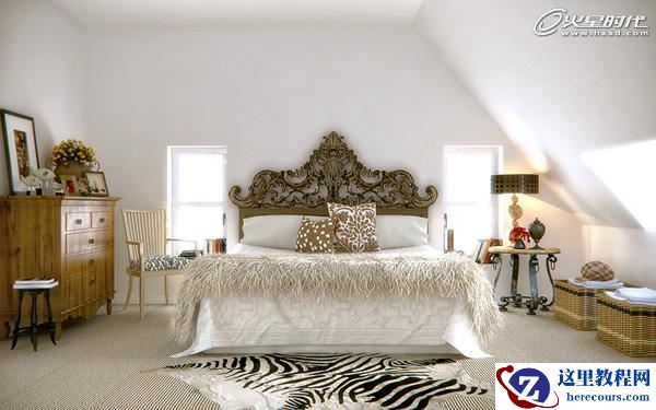 3DMAX实例教程：室内卧室效果图制作解析