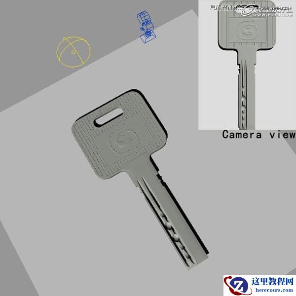 3Dmax实例教程：《金属钥匙》的质感表现