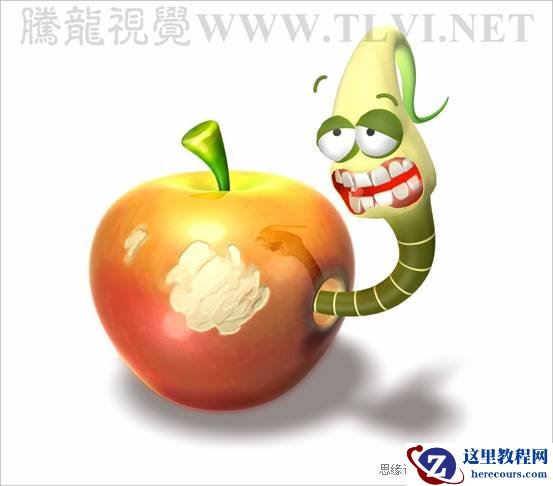 3D MAX使用NURBS方法给贪吃虫建模