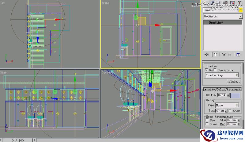 3DMAX基础教程：公共卫生间效果图渲染