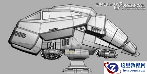 3ds Max实例教程：打造未来飞行器