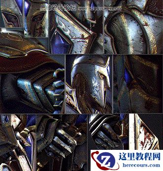 3DMAX实例教程:多通道贴图绘制血骑士