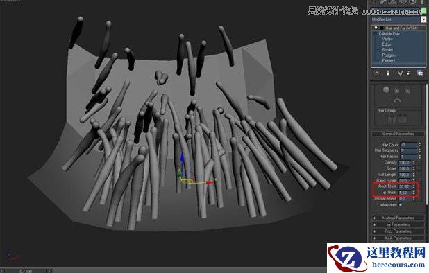 3ds Max制作头发和皮毛实例教程