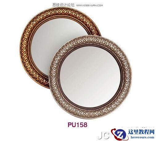 3ds MAX教程：装饰镜的建模流程