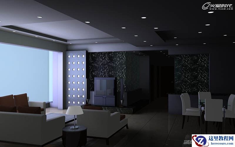 3ds Max默认渲染器灯光技巧