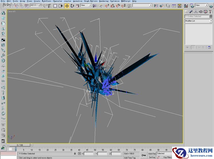3D MAX+PS练手制作V酷风格视觉照片效果