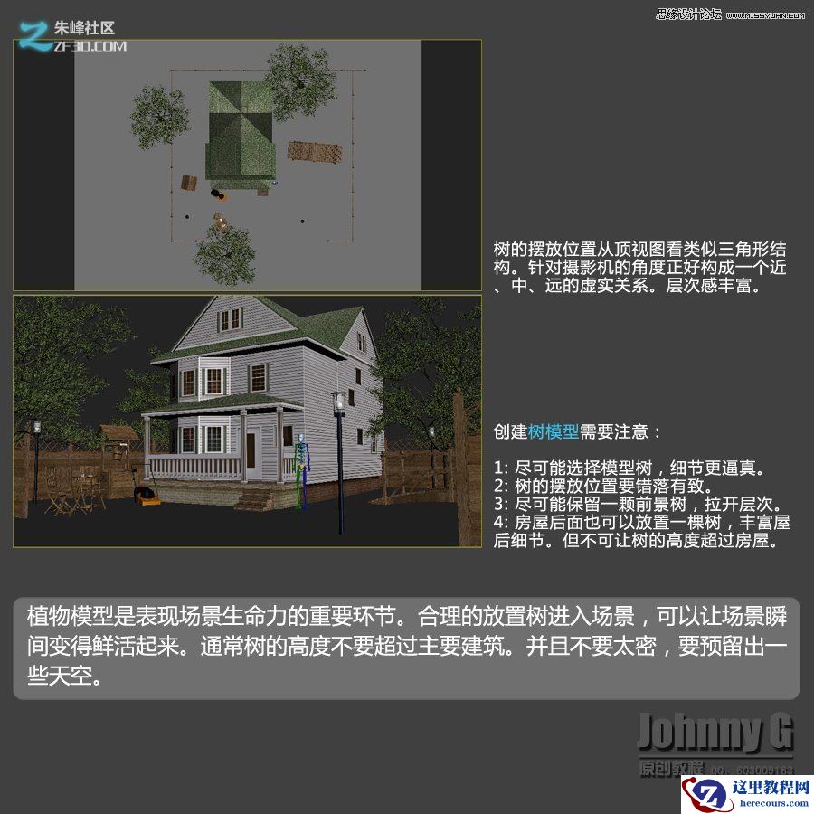 3dmax打造欧式小别墅效果图教程