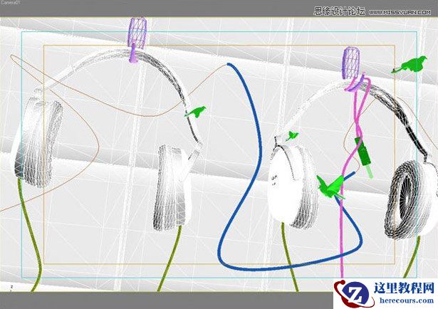 3DSMAX制作逼真的电脑耳机教程