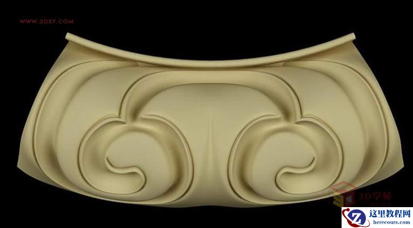 3DSMAX制作精美的雕花圆镜效果