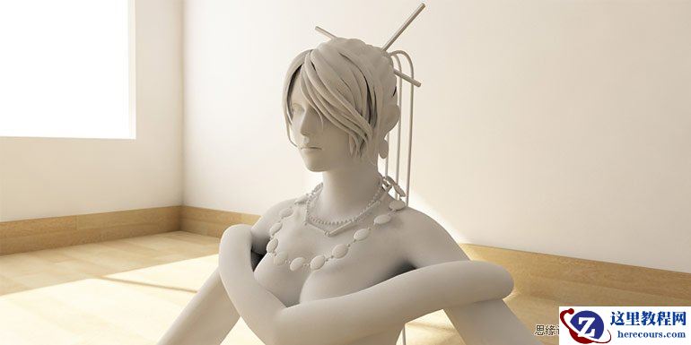 3ds Max制作一个非常漂亮的美女