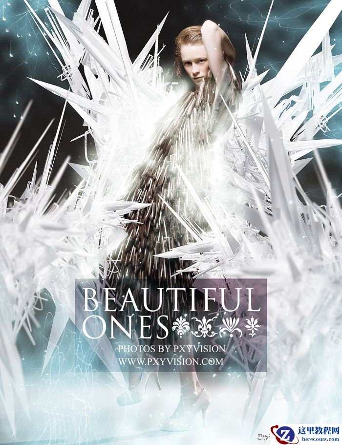 3D MAX+PS练手制作V酷风格视觉照片效果