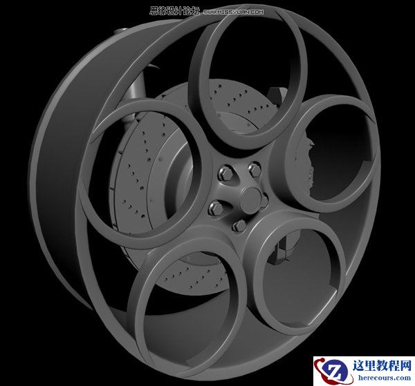 3ds MAX建模教程：制作逼真的敞篷跑车