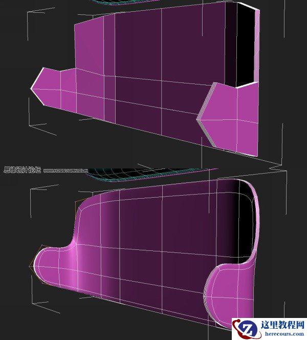 3dsMax制作埃姆斯时尚休闲椅的座位