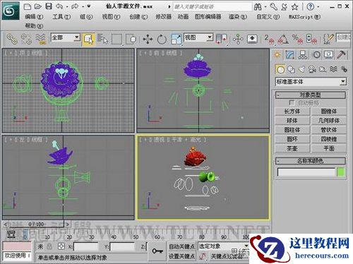 仙人掌的3DMAX NURBS建模教程
