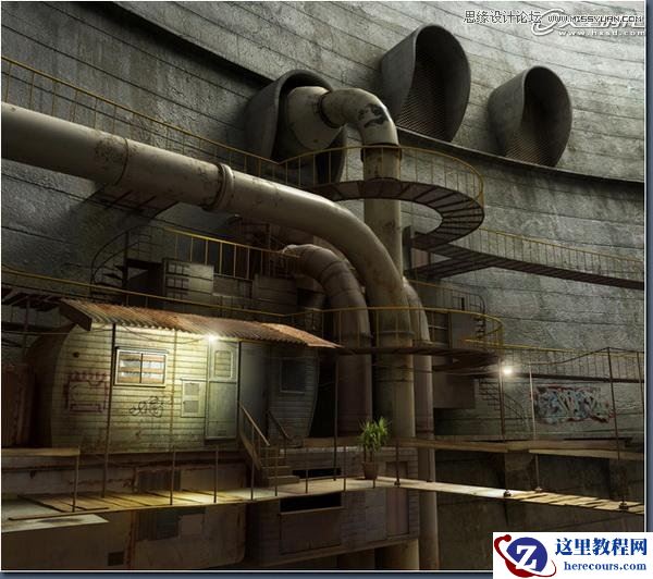 3ds Max教程：“场景纹理”图像制作