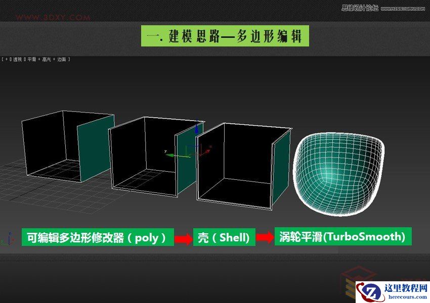 3DMAX快速制作流线造型贝壳椅教程