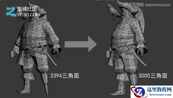 3d制作网游中胖胖的海盗效果图