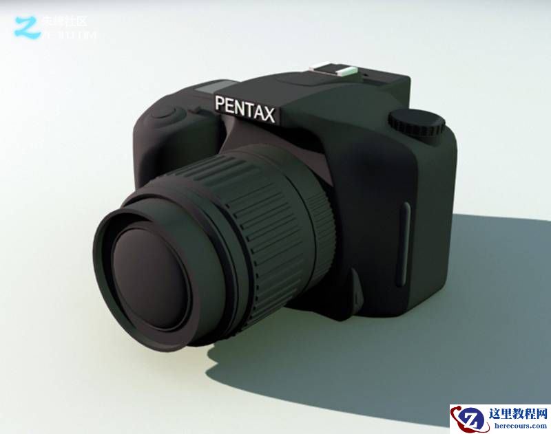 3dsmax制作数码单反照相机建模教程