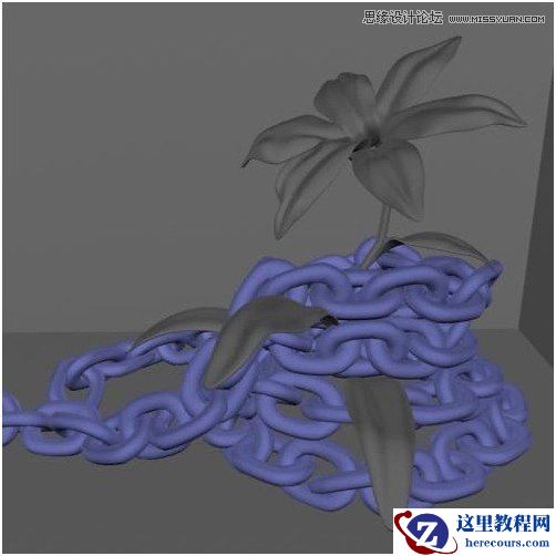3DsMax制作“被束缚的花儿”实例教程