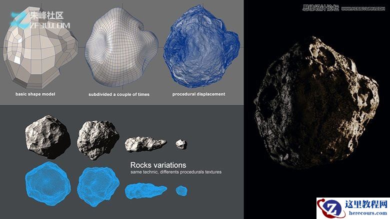 3DMAX模仿地心引力制作太空空间站